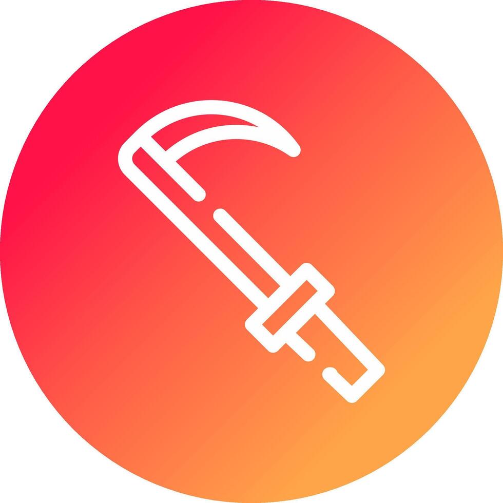 Scythe Creative Icon Design vector