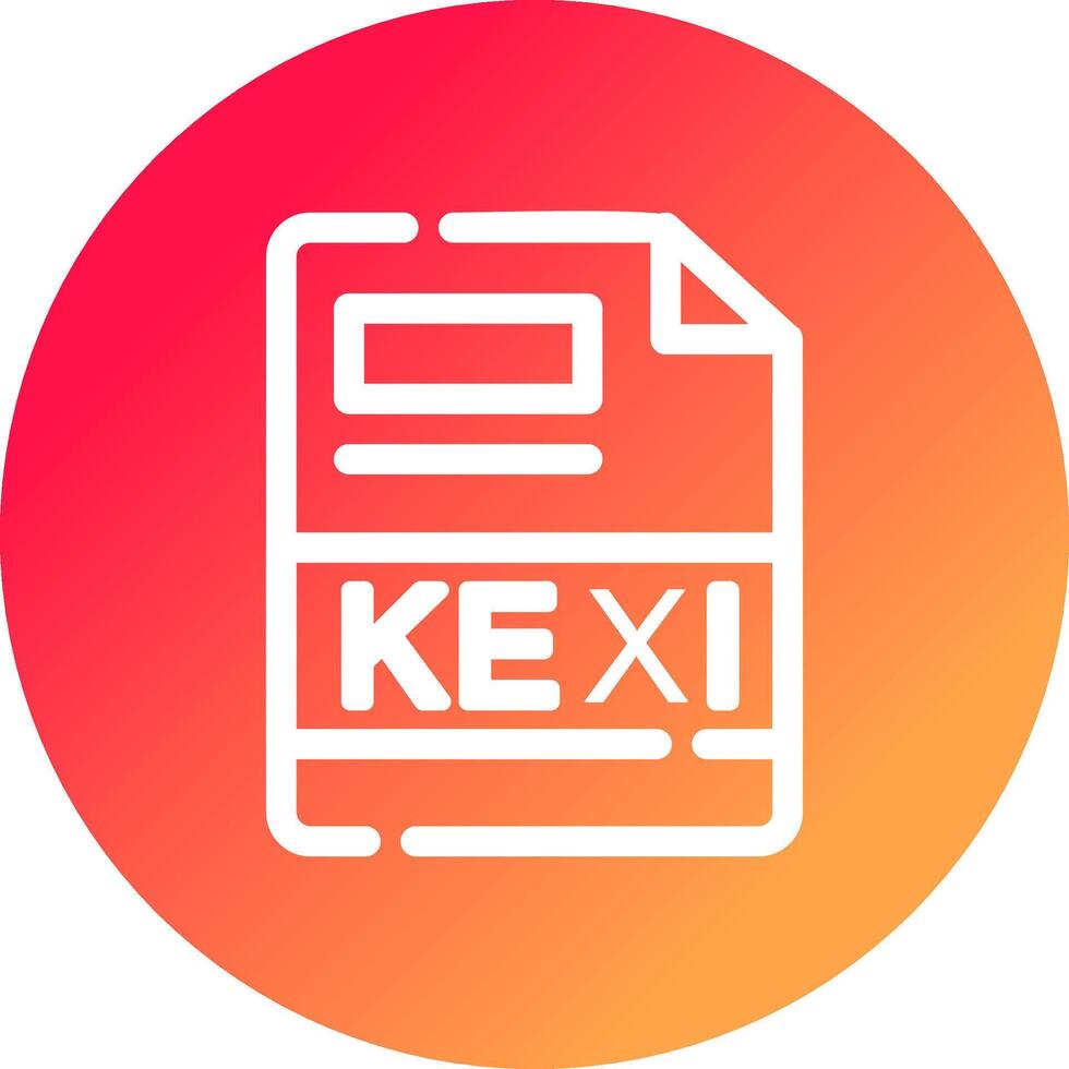 KEXI Creative Icon Design vector