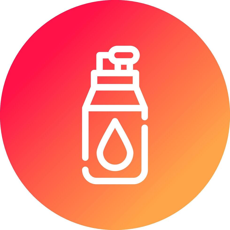 diseño de icono creativo de botella de agua vector