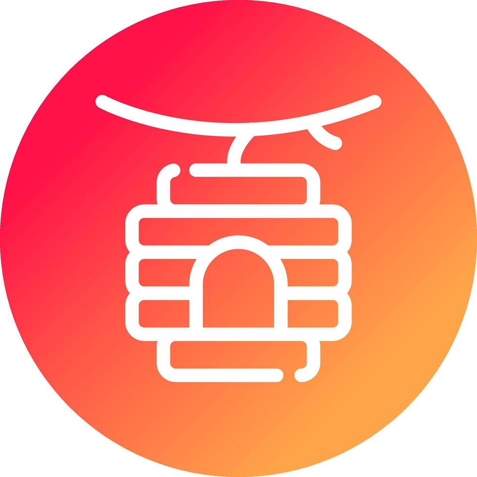 Bee Hive Creative Icon Design vector