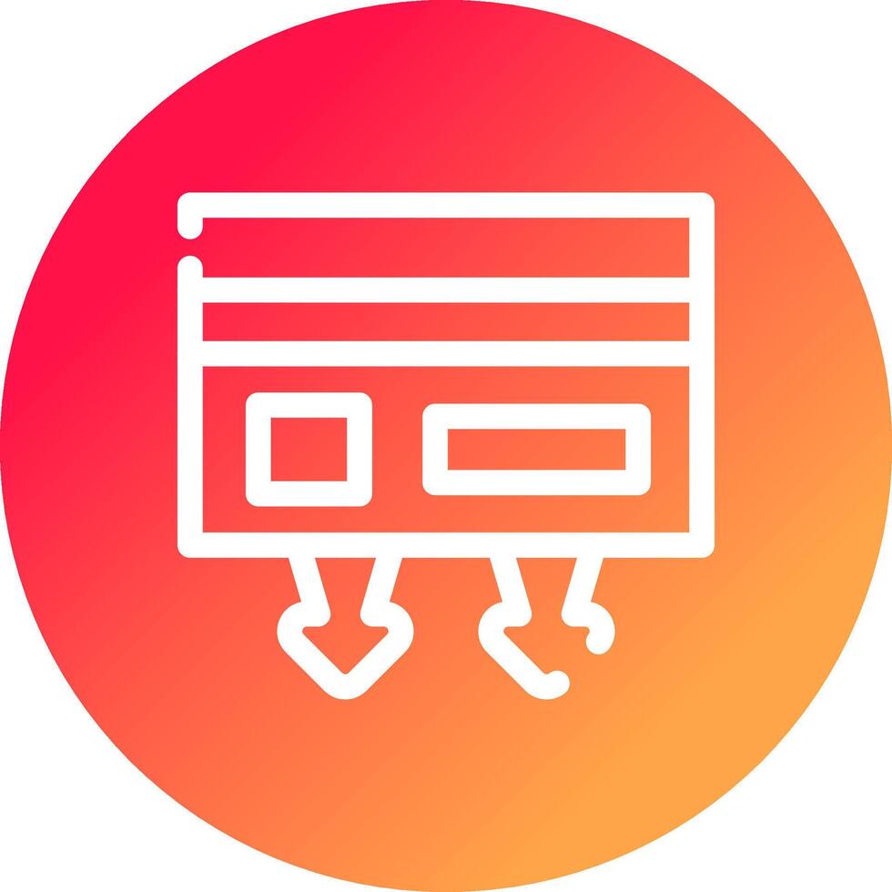 Cash Withdrawal Creative Icon Design vector