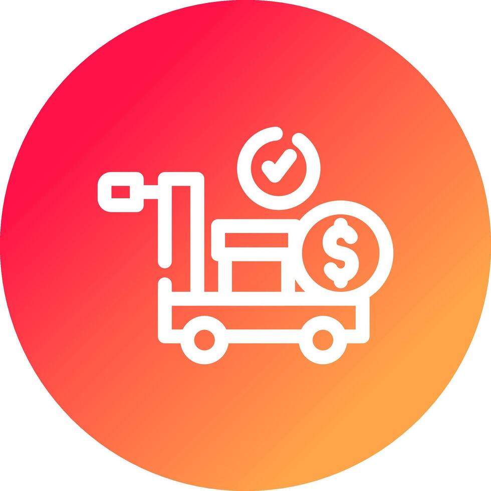 Procurement Creative Icon Design vector