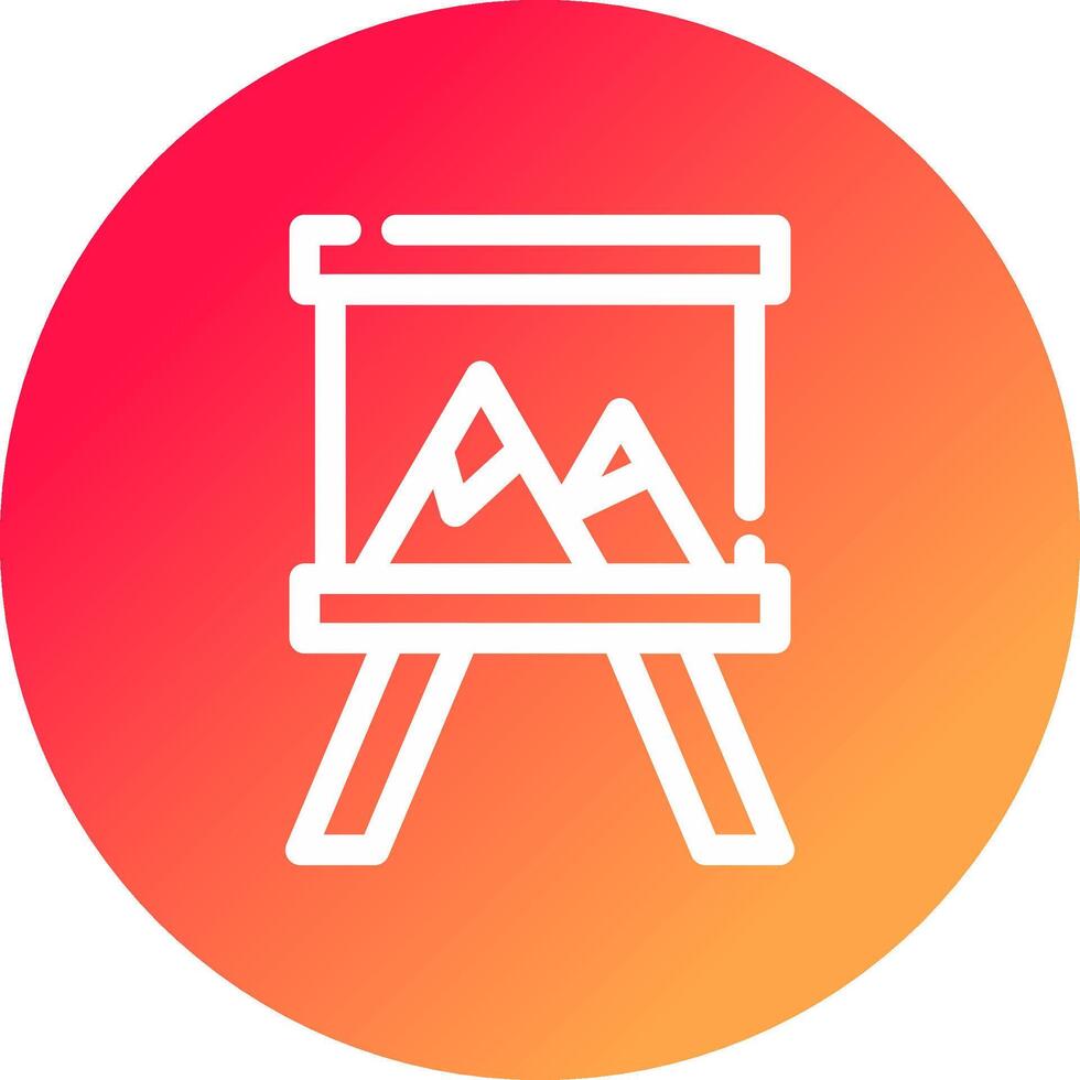 Canvas Creative Icon Design vector