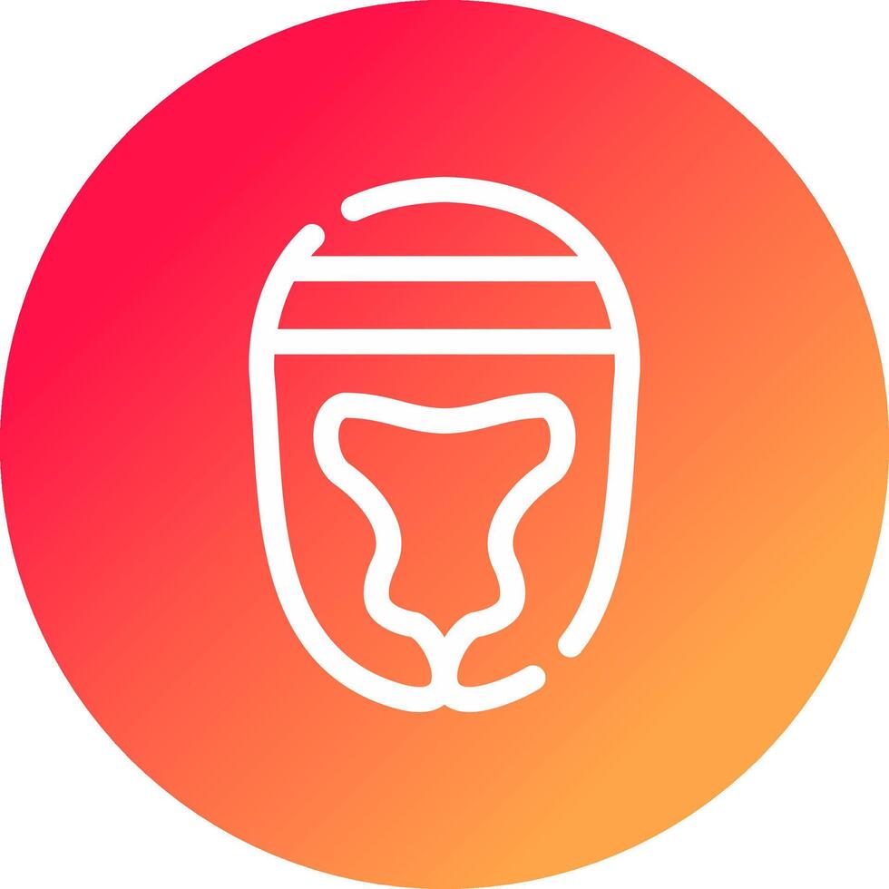 Helmet Creative Icon Design vector