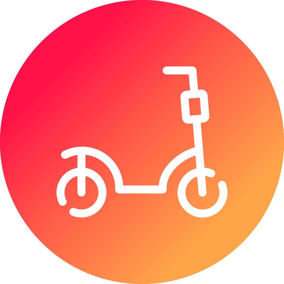 diseño de icono creativo de scooter vector