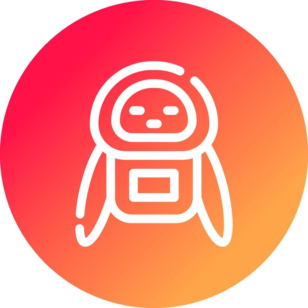 diseño de icono creativo robot vector