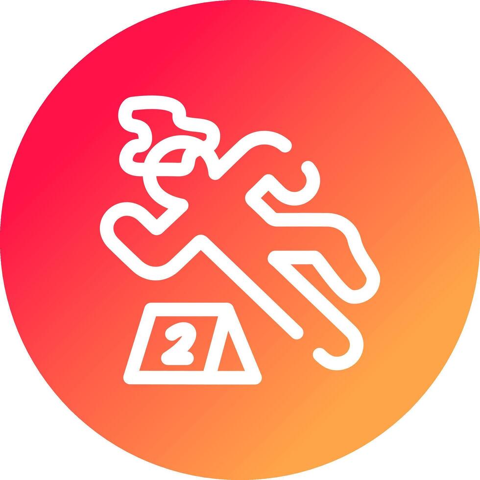 Crime Scene Creative Icon Design vector
