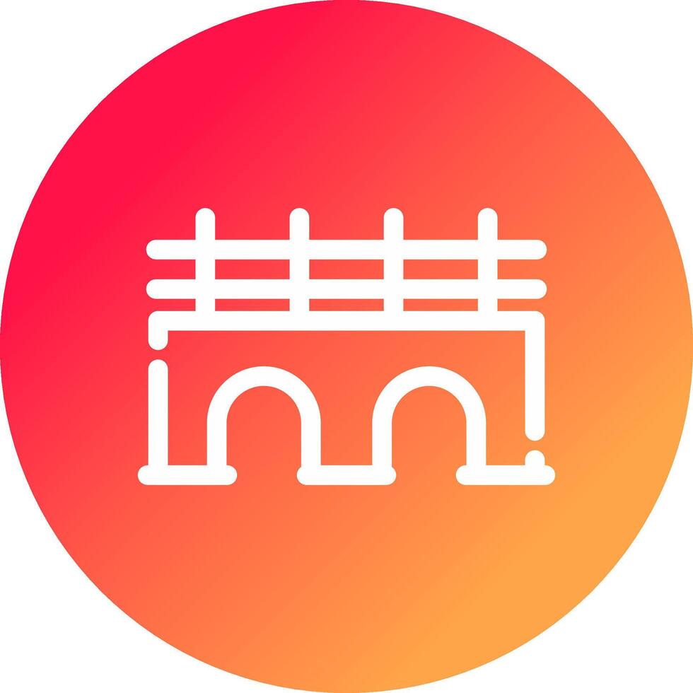 Bridge Creative Icon Design vector