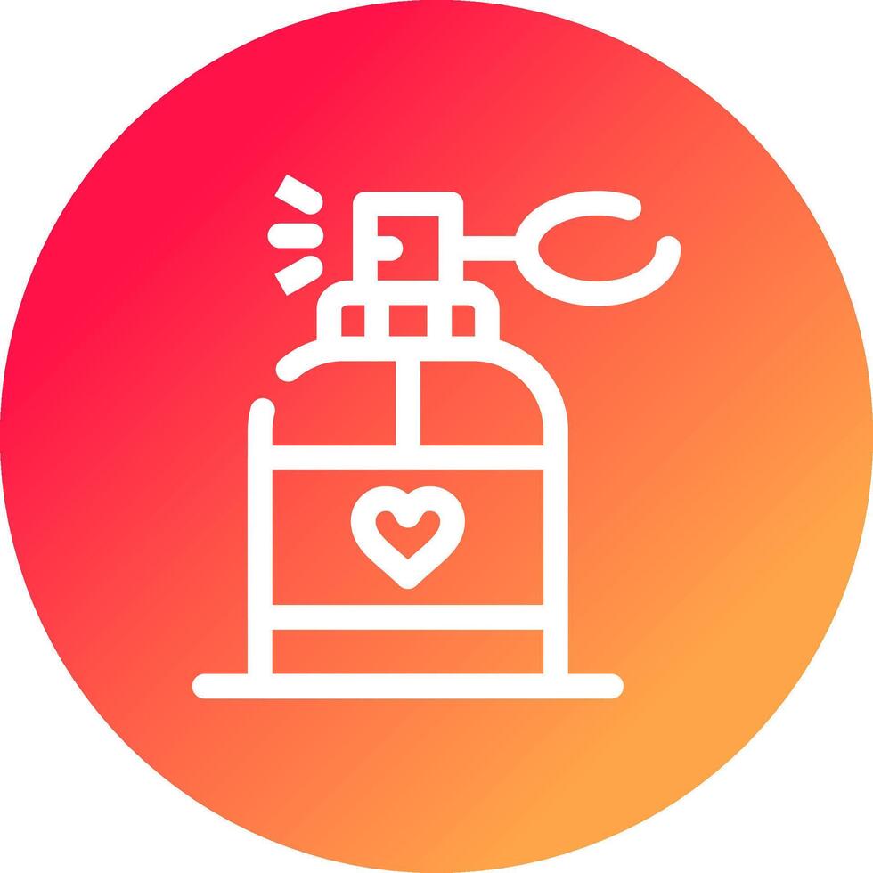 Perfume Creative Icon Design vector