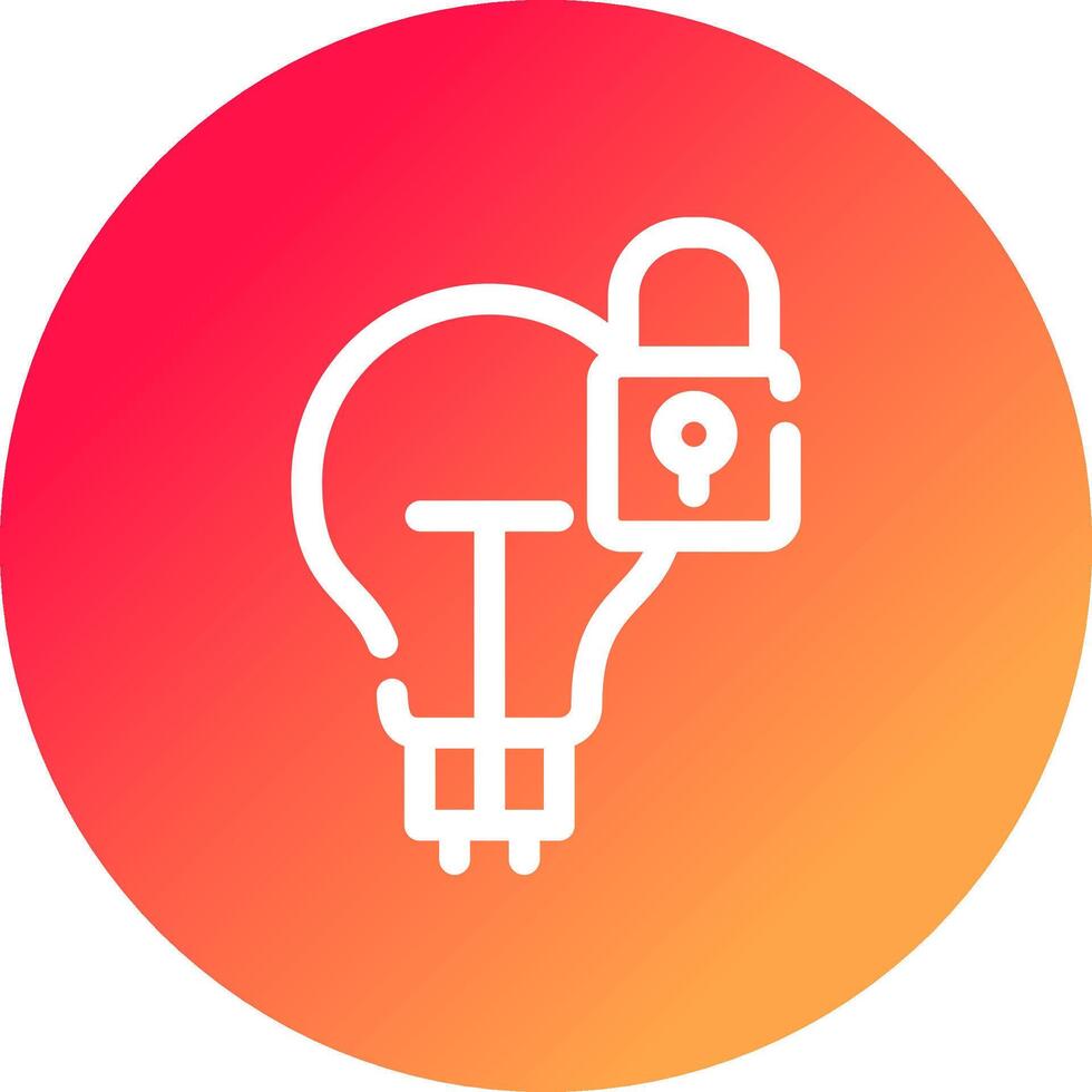 Intellectual Property Creative Icon Design vector
