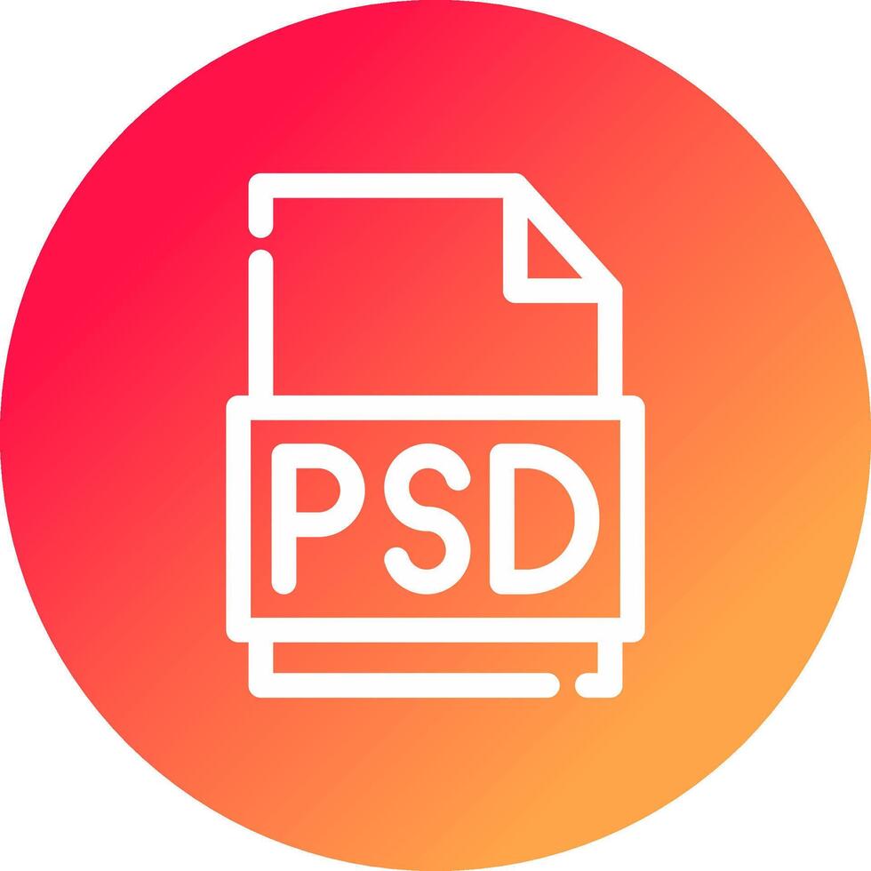 diseño de icono creativo de archivo psd vector