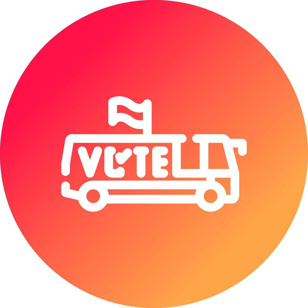 diseño de icono creativo de autobús vector