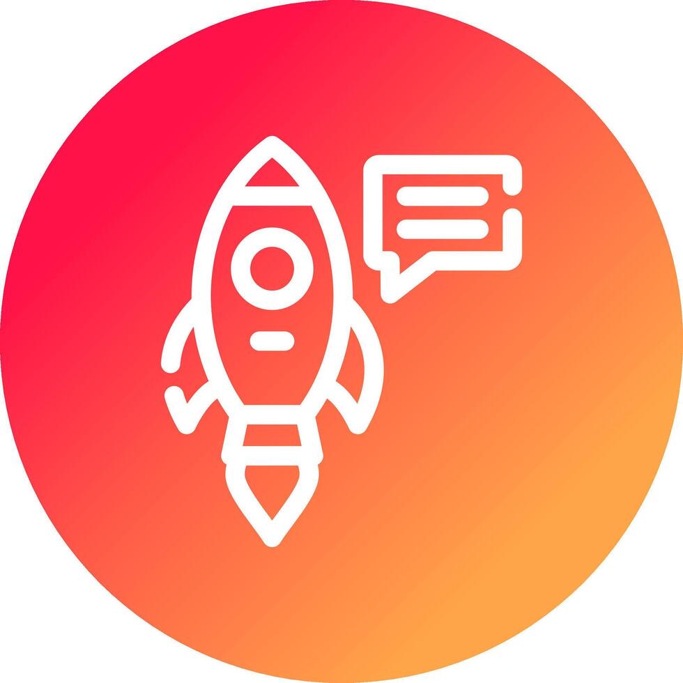 Rocket Creative Icon Design vector