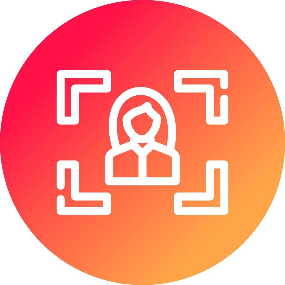Portrait Creative Icon Design vector