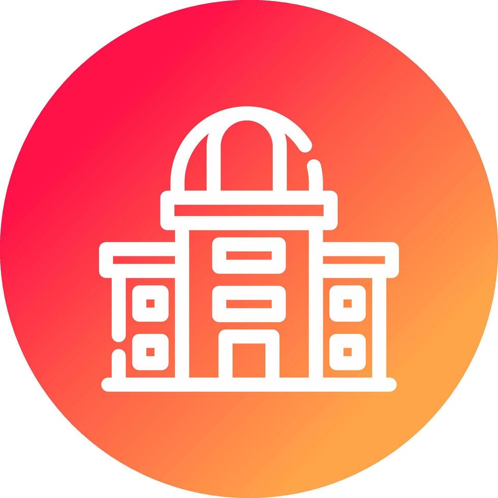 City Hall Creative Icon Design vector