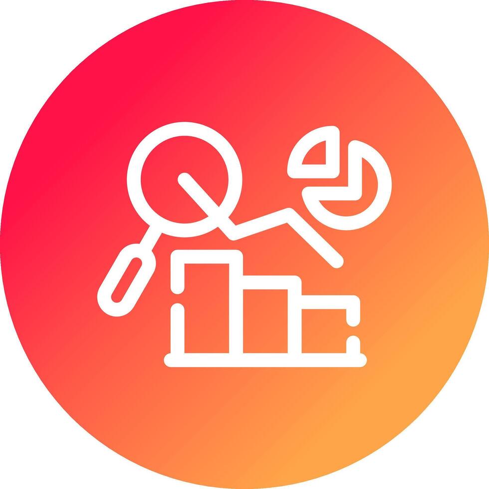 Research Process Creative Icon Design vector