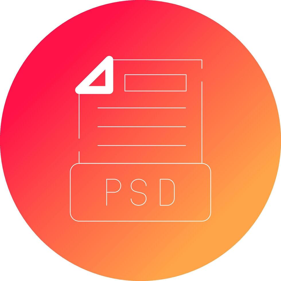 diseño de icono creativo de archivo psd vector