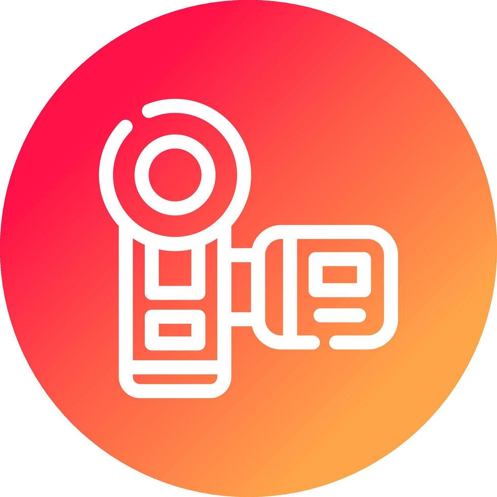 Video Camera Creative Icon Design vector