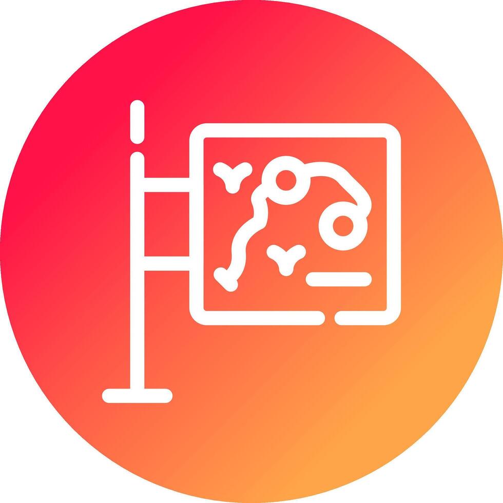 Map Creative Icon Design vector