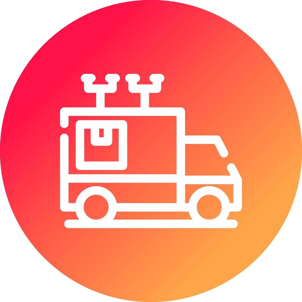 Delivery Creative Icon Design vector