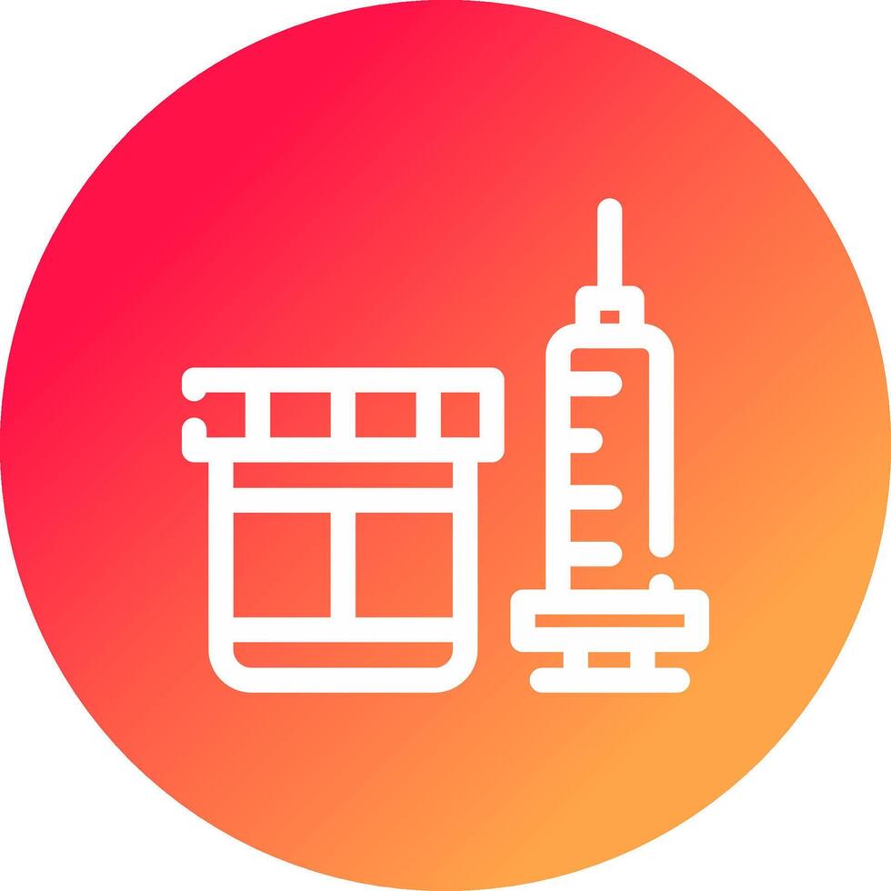 Vaccine Creative Icon Design vector