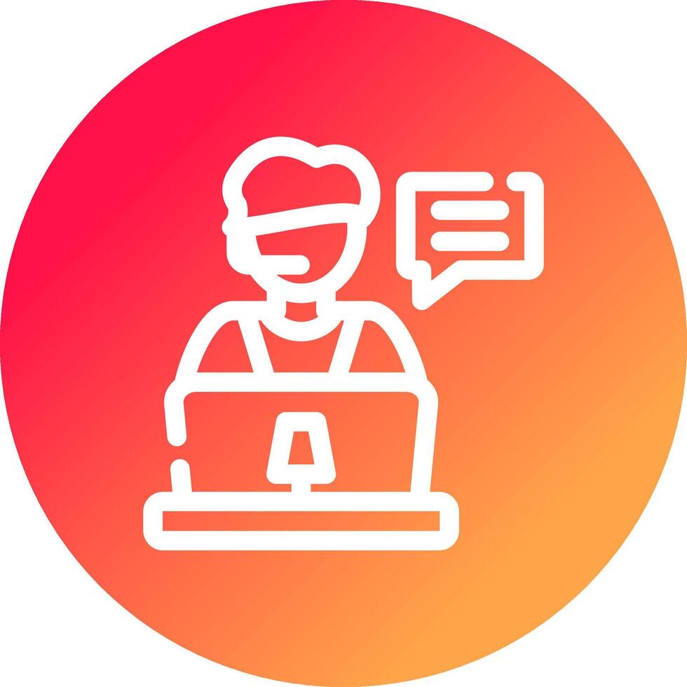 Technical Support Creative Icon Design vector