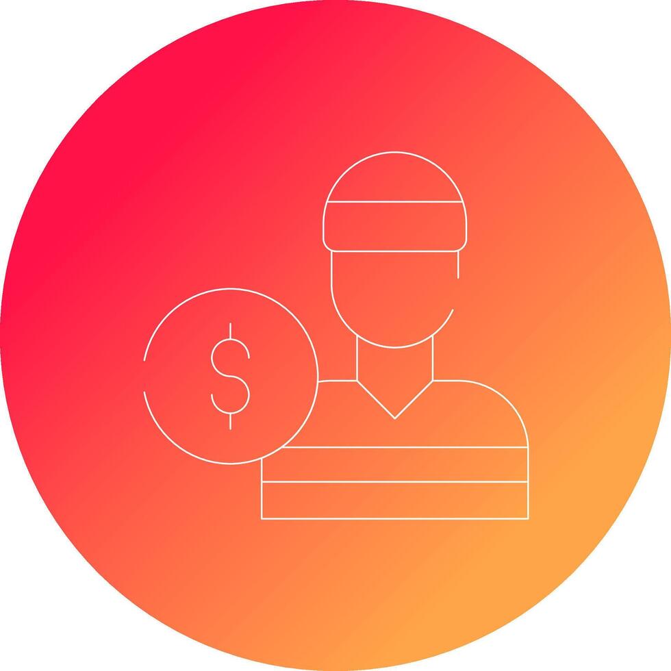 Theft Creative Icon Design vector