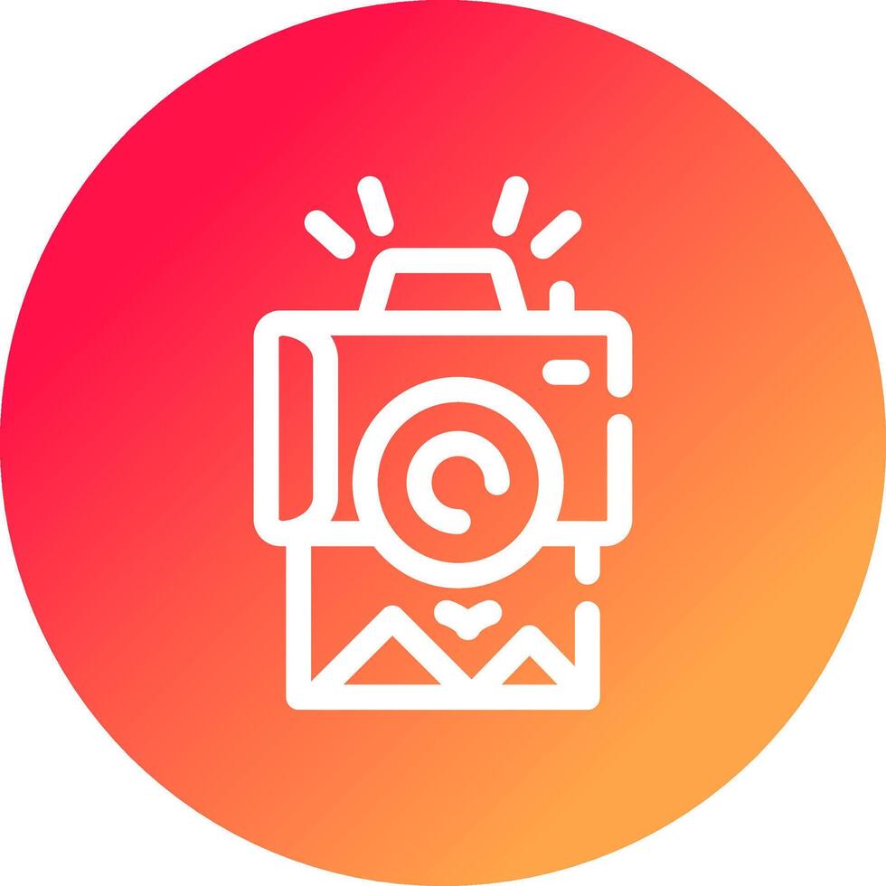 Instant Photos Creative Icon Design vector