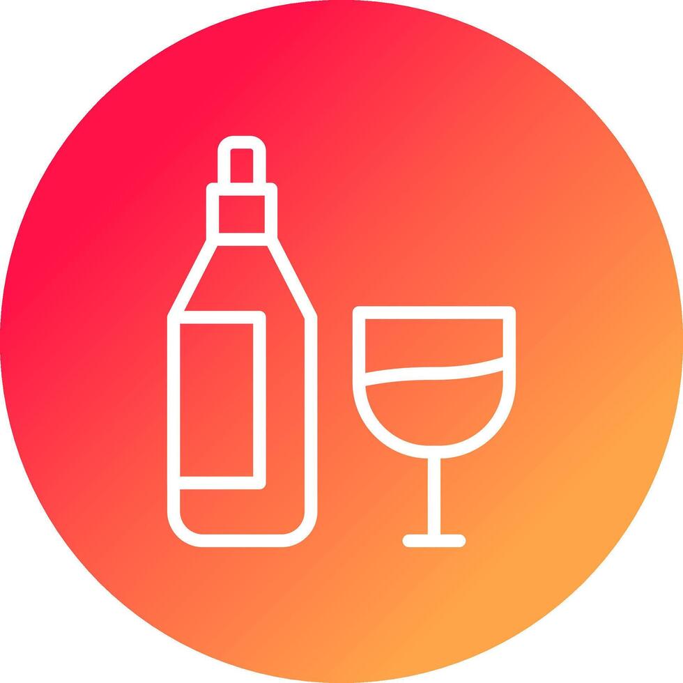 diseño de icono creativo de vino vector