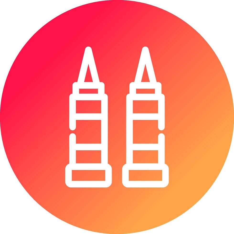 Bullets Creative Icon Design vector