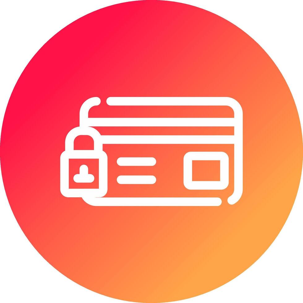 Blocked Creative Icon Design vector
