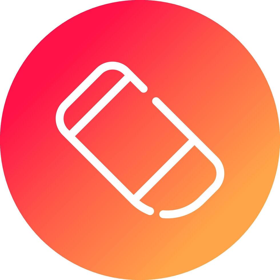 Eraser Creative Icon Design vector