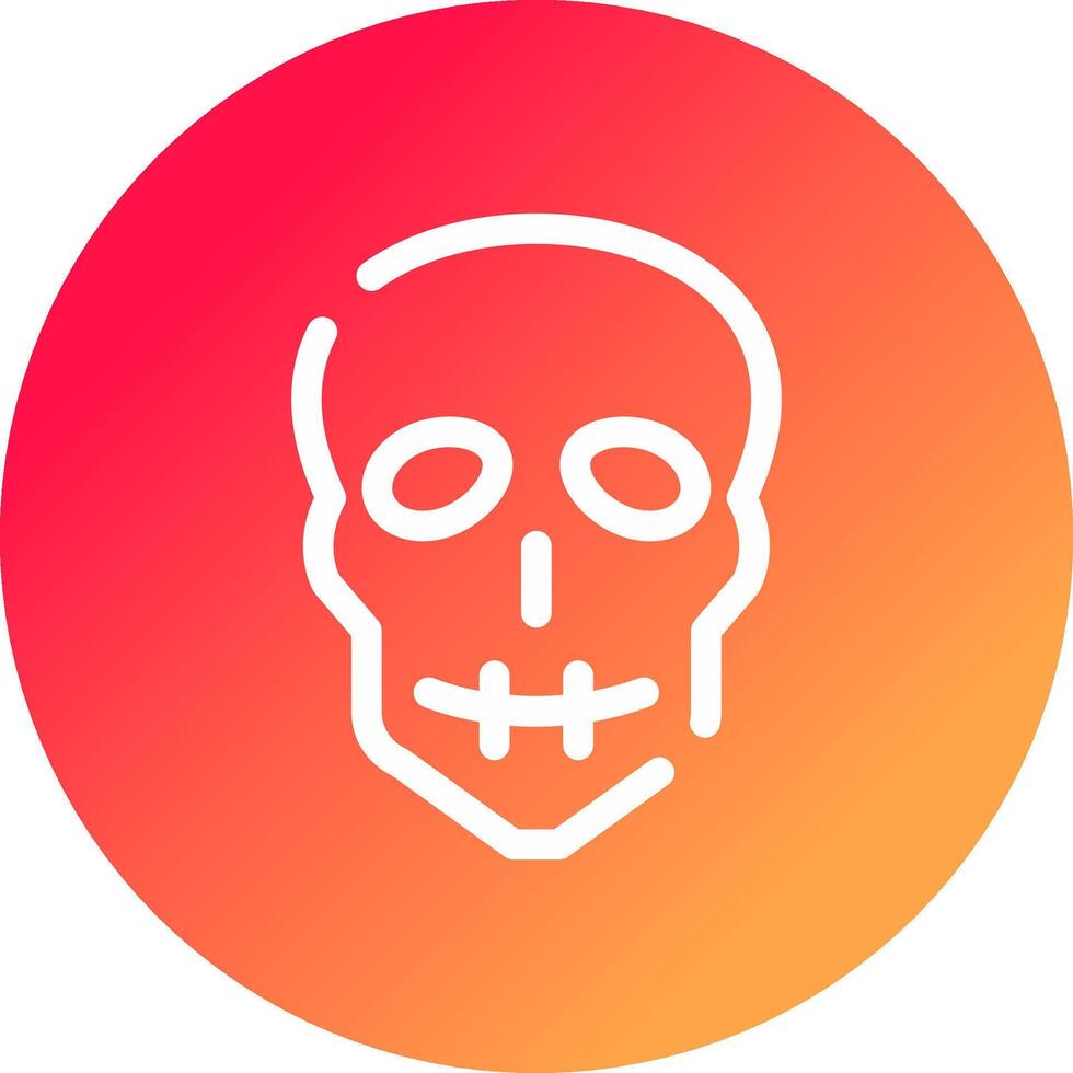 Skull Creative Icon Design vector