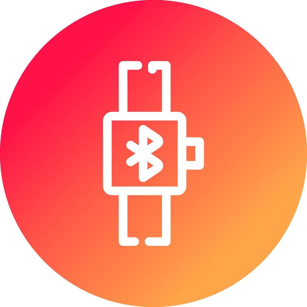 Bluetooth Creative Icon Design vector