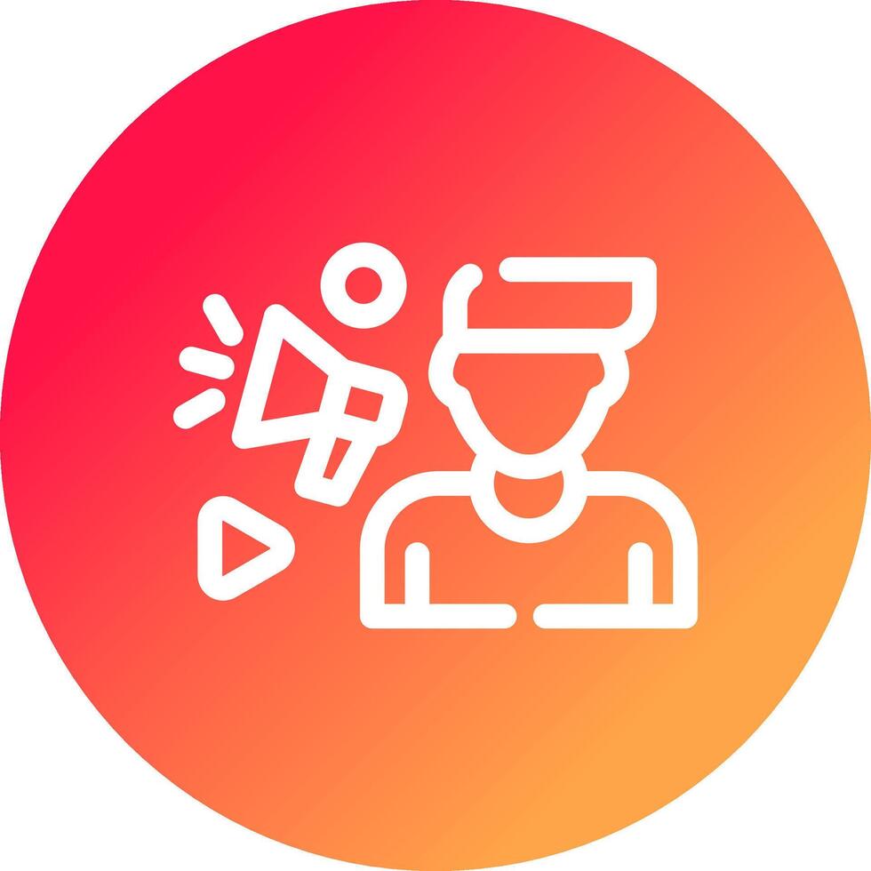 Advertising Creative Icon Design vector