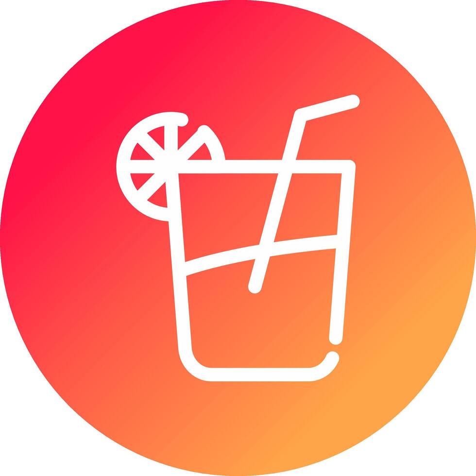 Cocktail Creative Icon Design vector