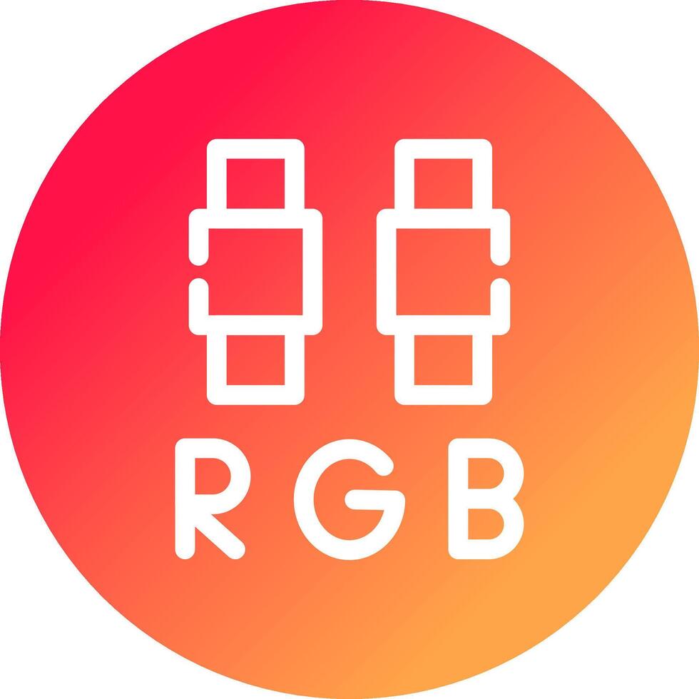 Rgb Creative Icon Design vector