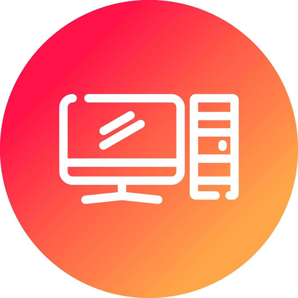 Computer Creative Icon Design vector