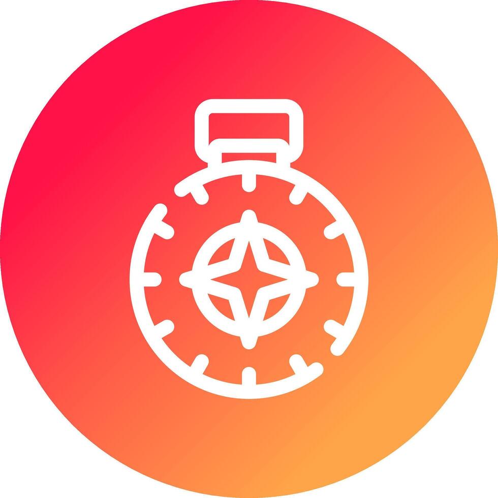 Compass Creative Icon Design vector