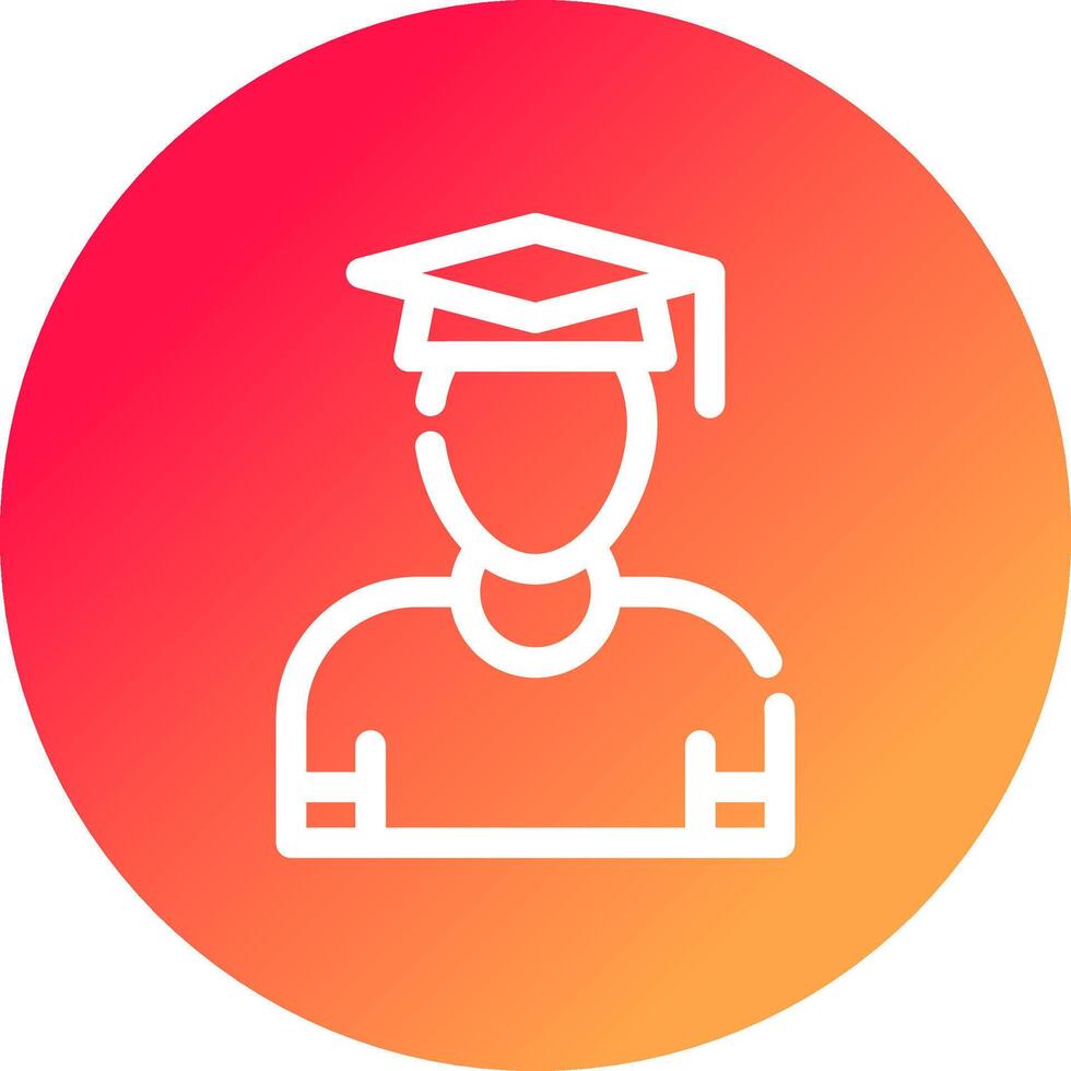 Graduate Creative Icon Design vector