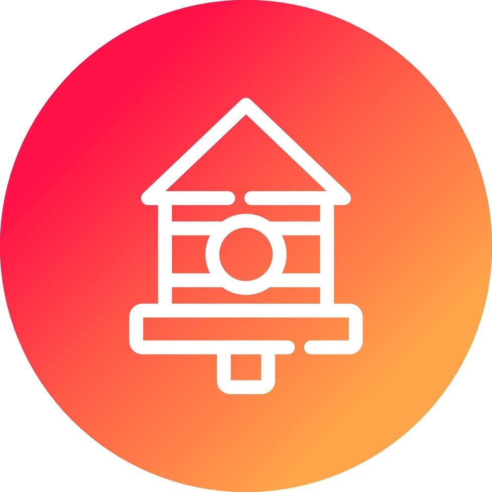 Birdhouse Creative Icon Design vector