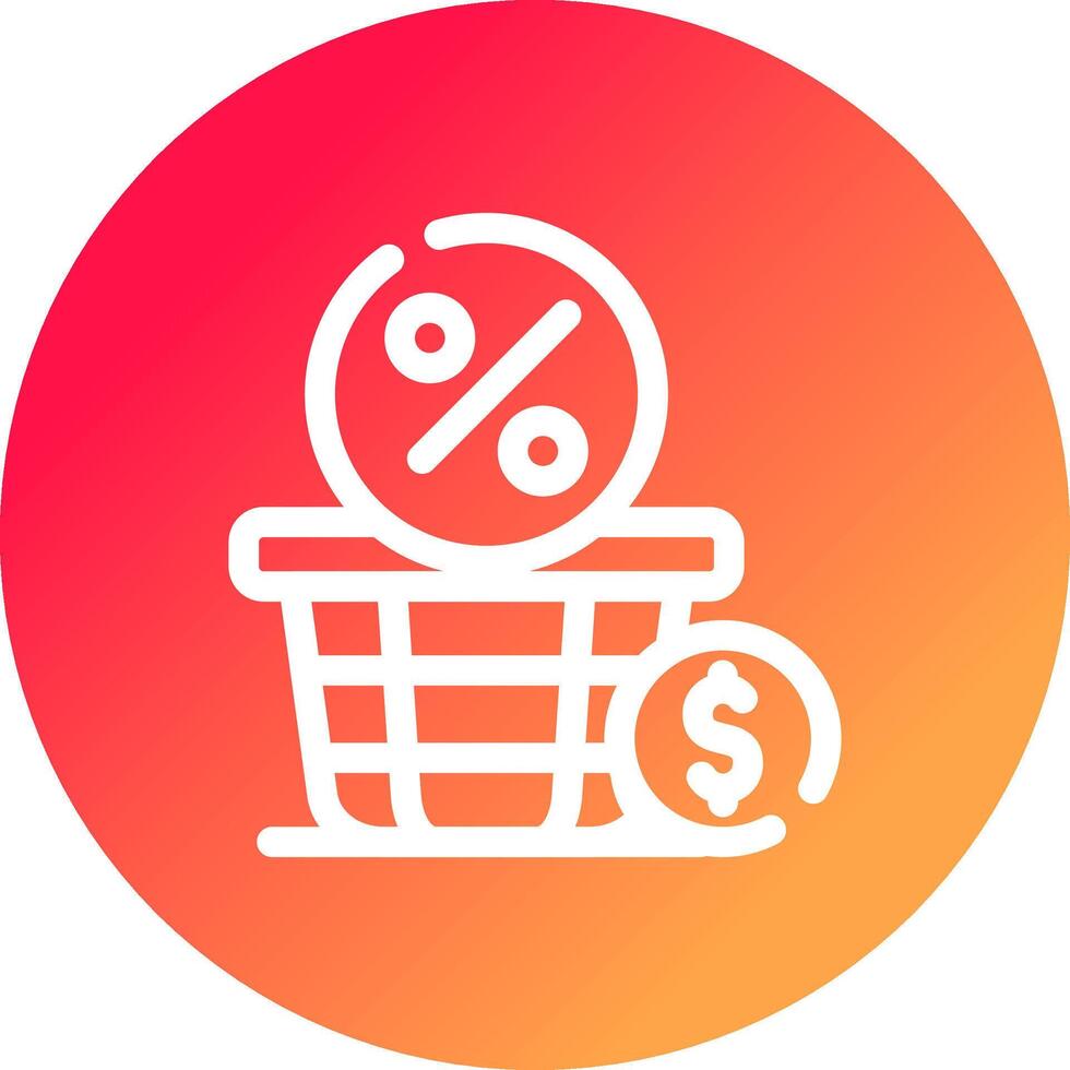 Basket Creative Icon Design vector