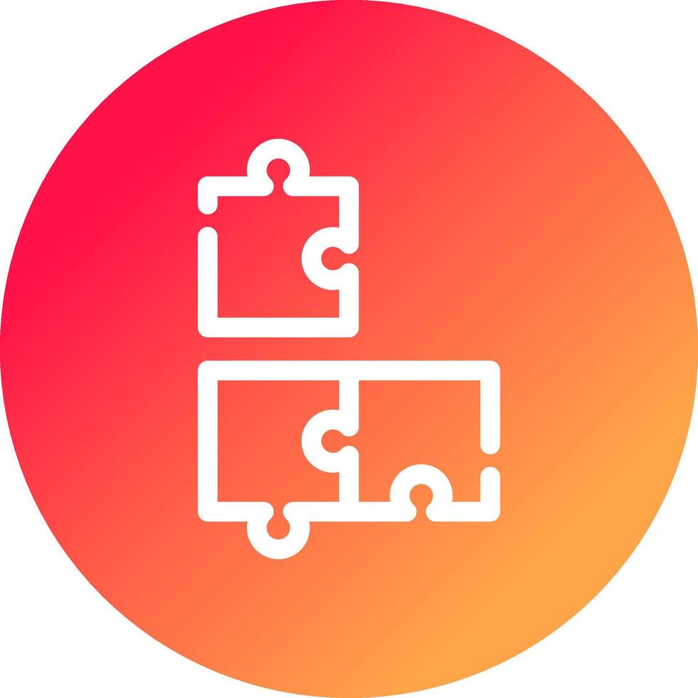 Puzzle Creative Icon Design vector
