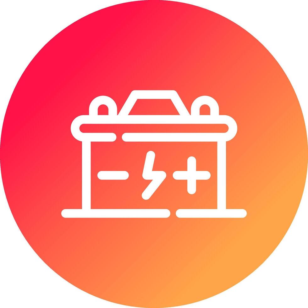 Battery Creative Icon Design vector