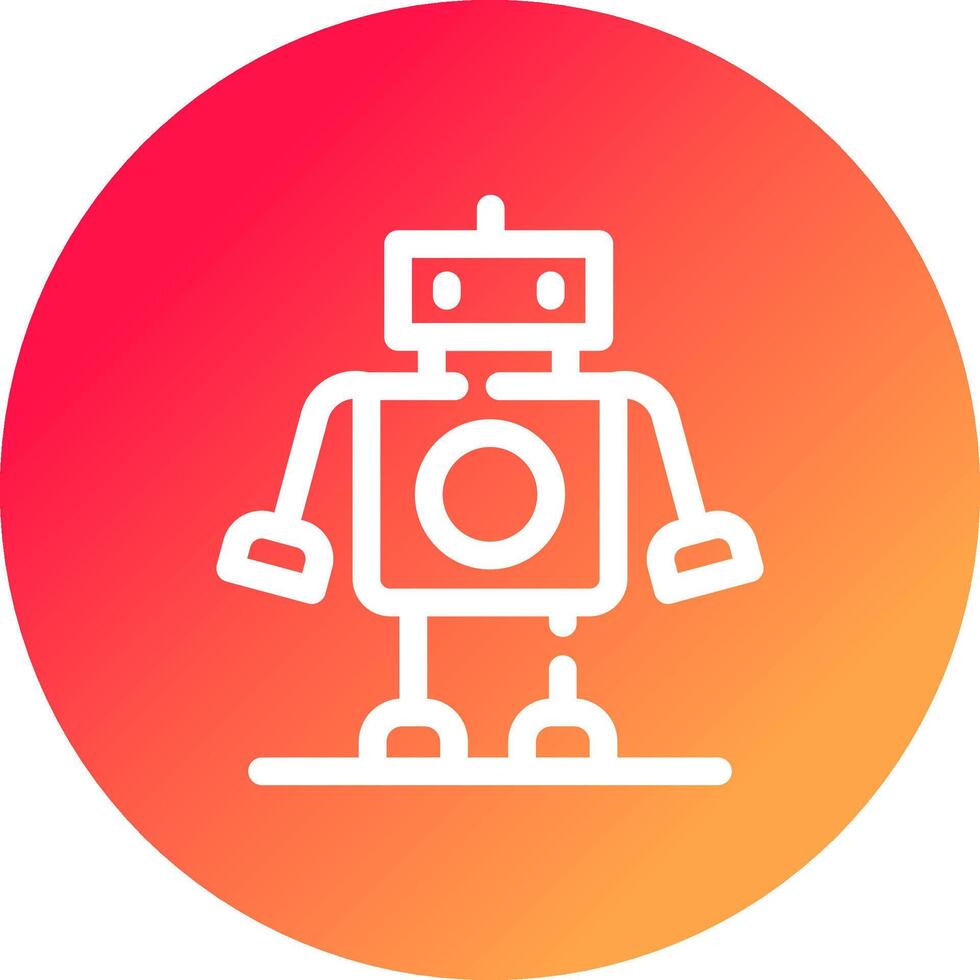 Robot Creative Icon Design vector