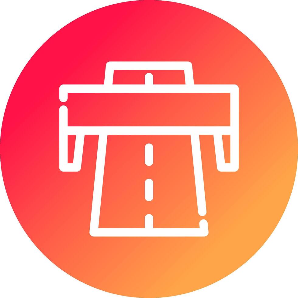 Motorway Creative Icon Design vector