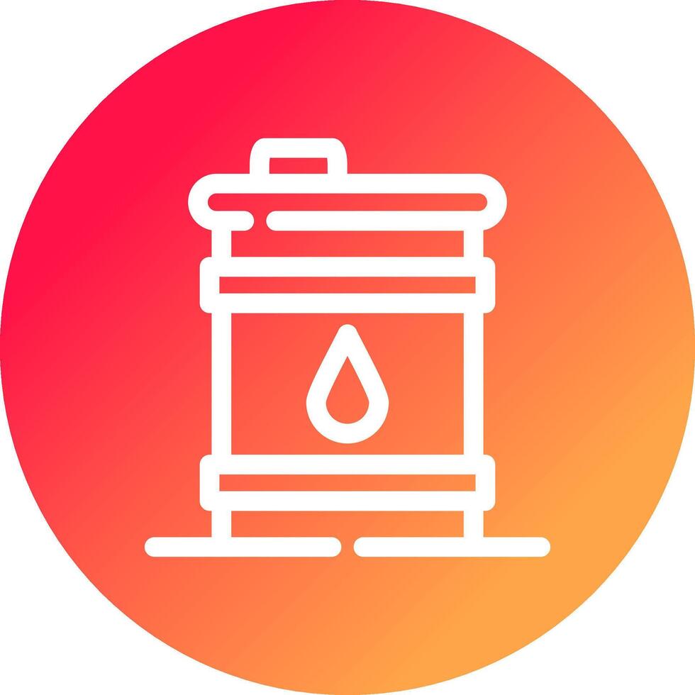 diseño de icono creativo de barril de petróleo vector