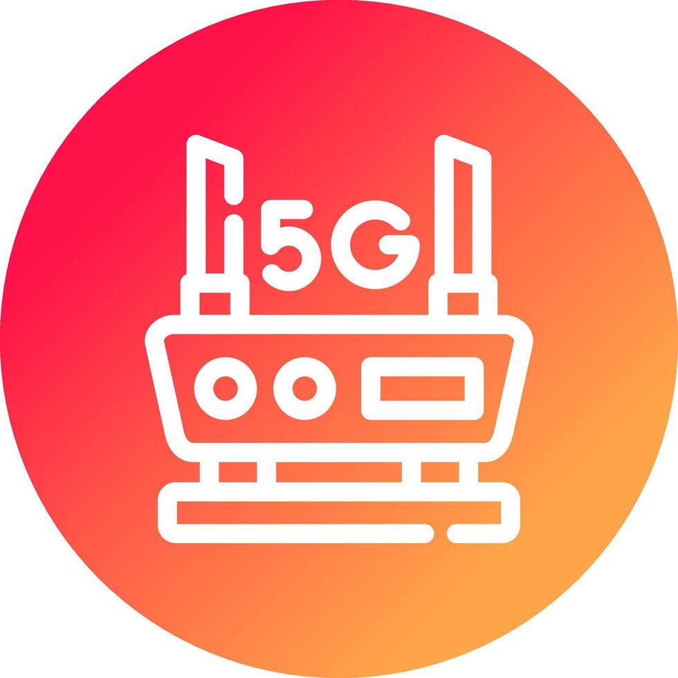 Router Creative Icon Design vector