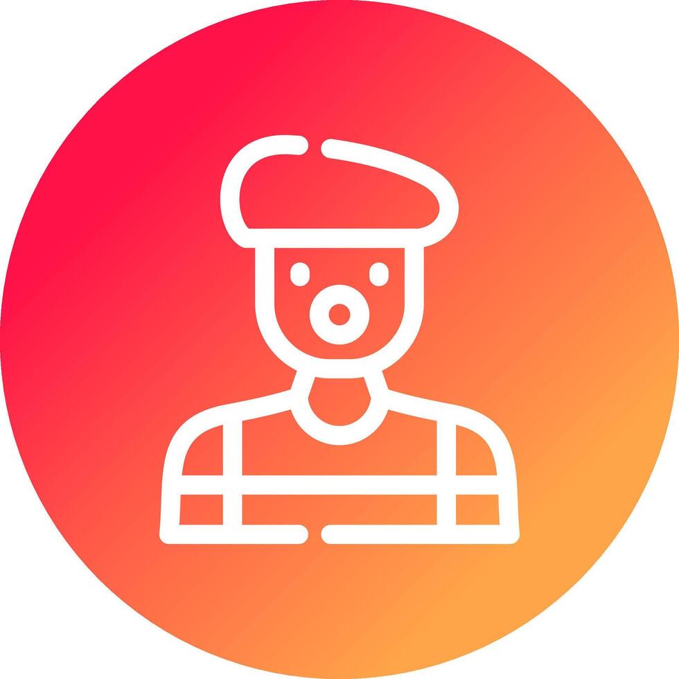 Mime Creative Icon Design vector