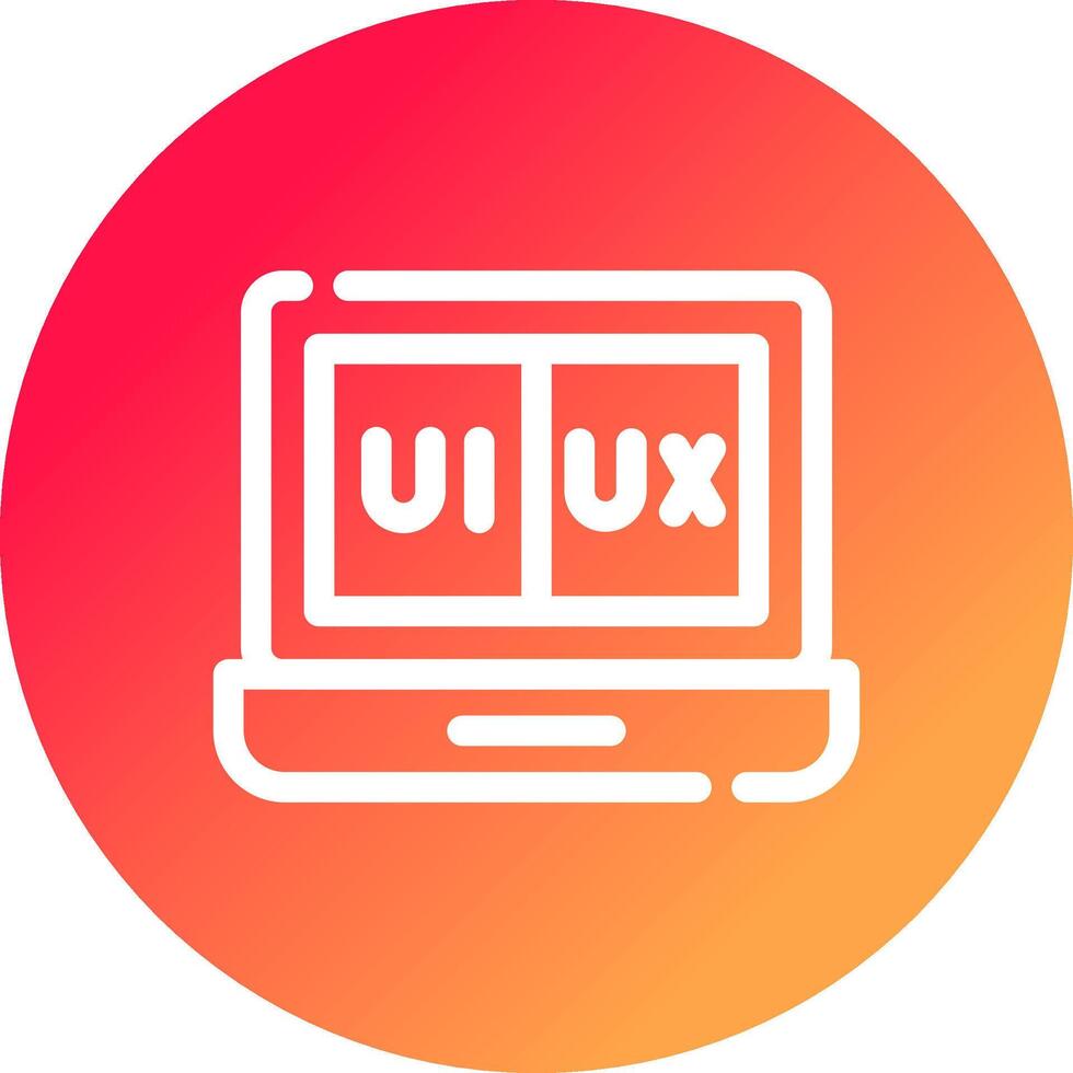 Ui Ux Creative Icon Design vector